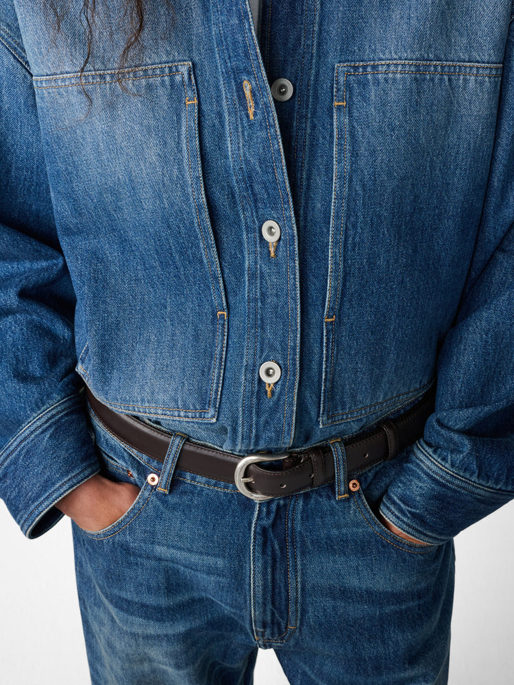 Paso Denim Shirt in Thrashed Indigo Wash
