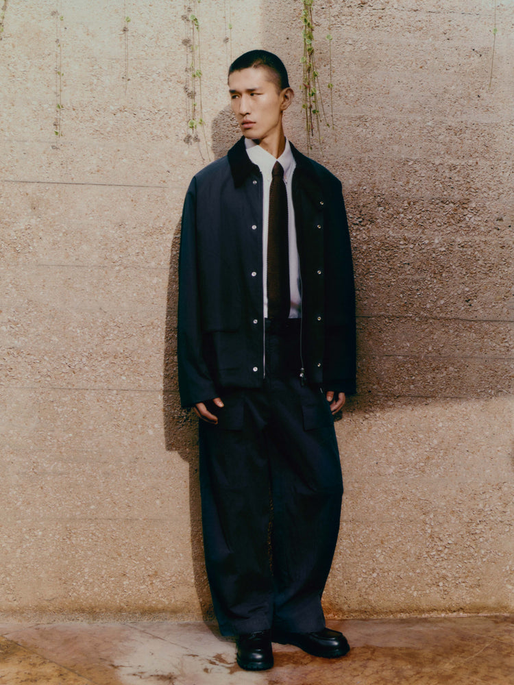 Towa Jacket in Washed Black