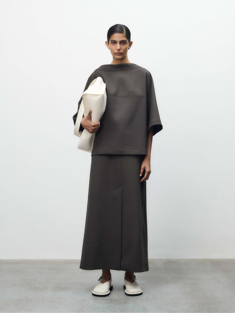 Doublet Leather Bag in Parchment