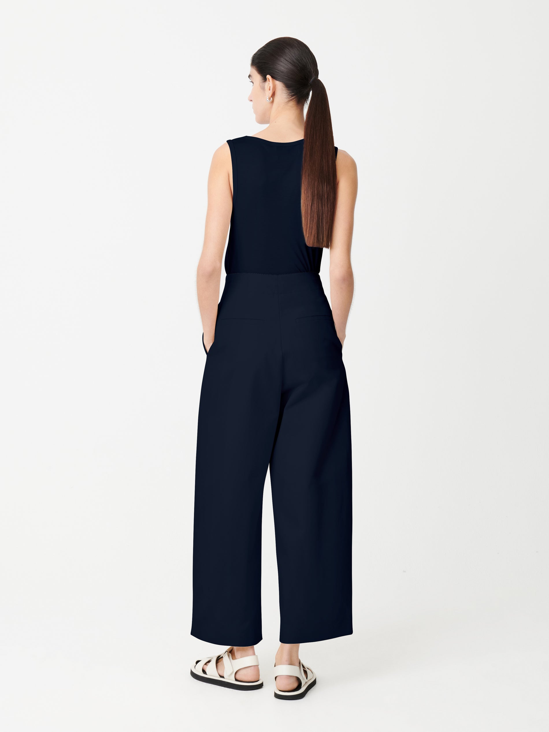 Dordoni Volume Pant In Dark Navy (W SU22) - Studio Nicholson
