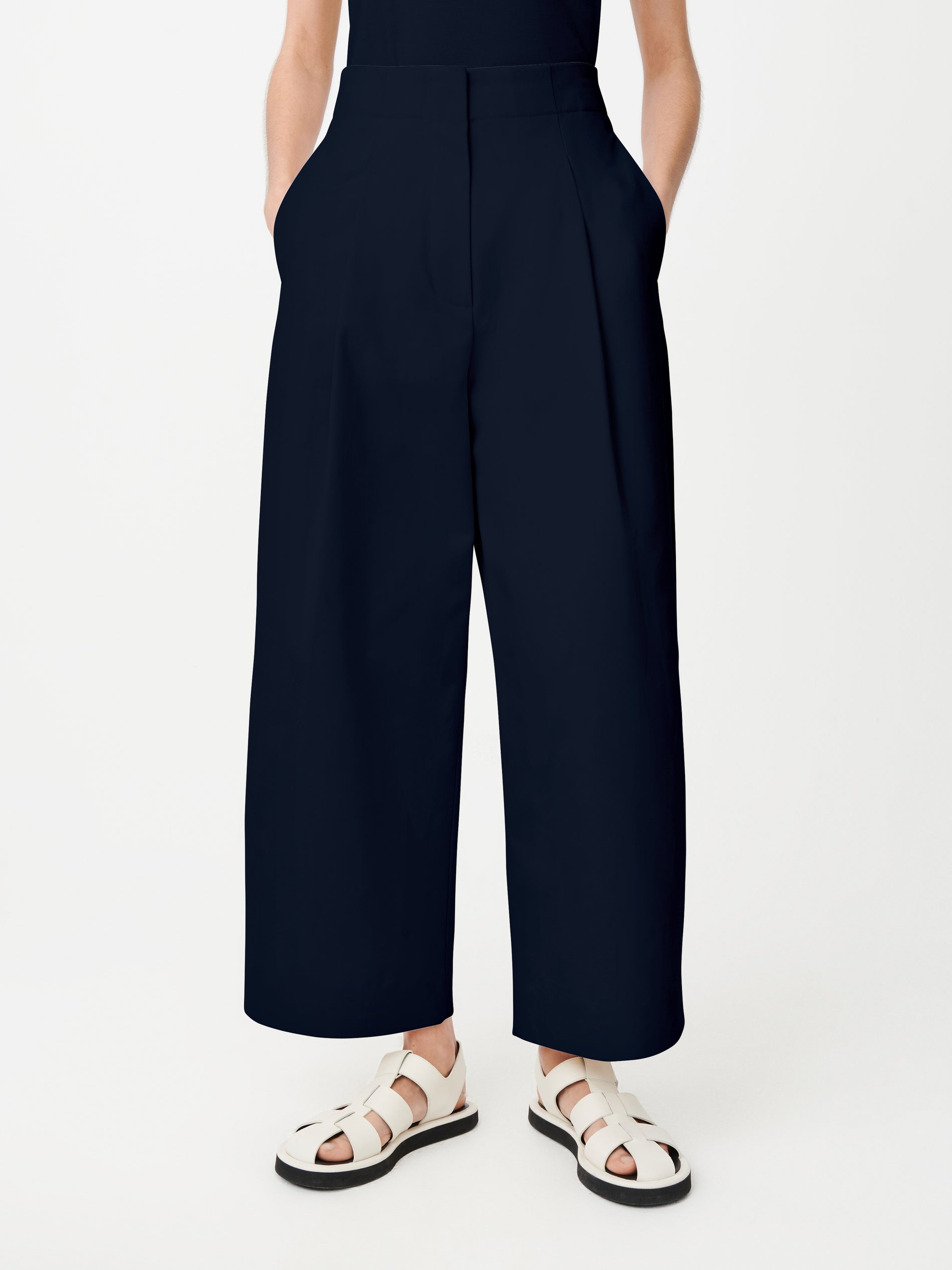 Dordoni Volume Pant In Dark Navy (W SU22) - Studio Nicholson