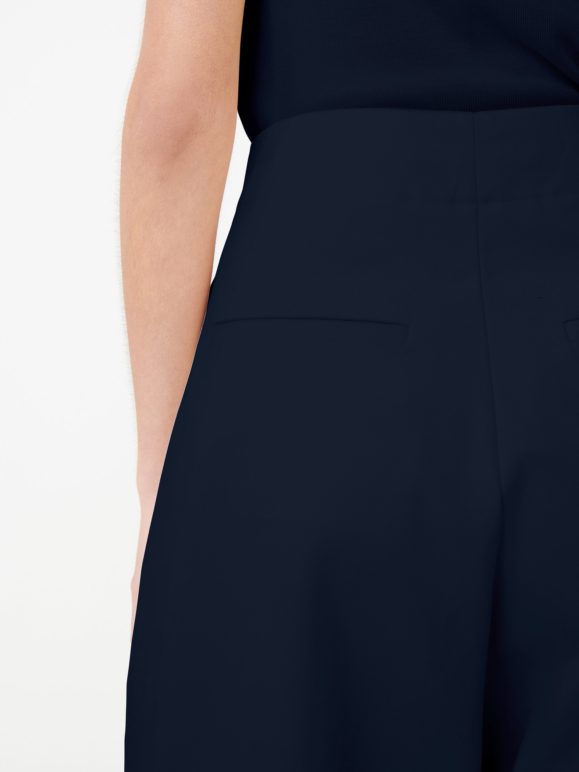 Dordoni Volume Pant In Dark Navy (W SU22) - Studio Nicholson