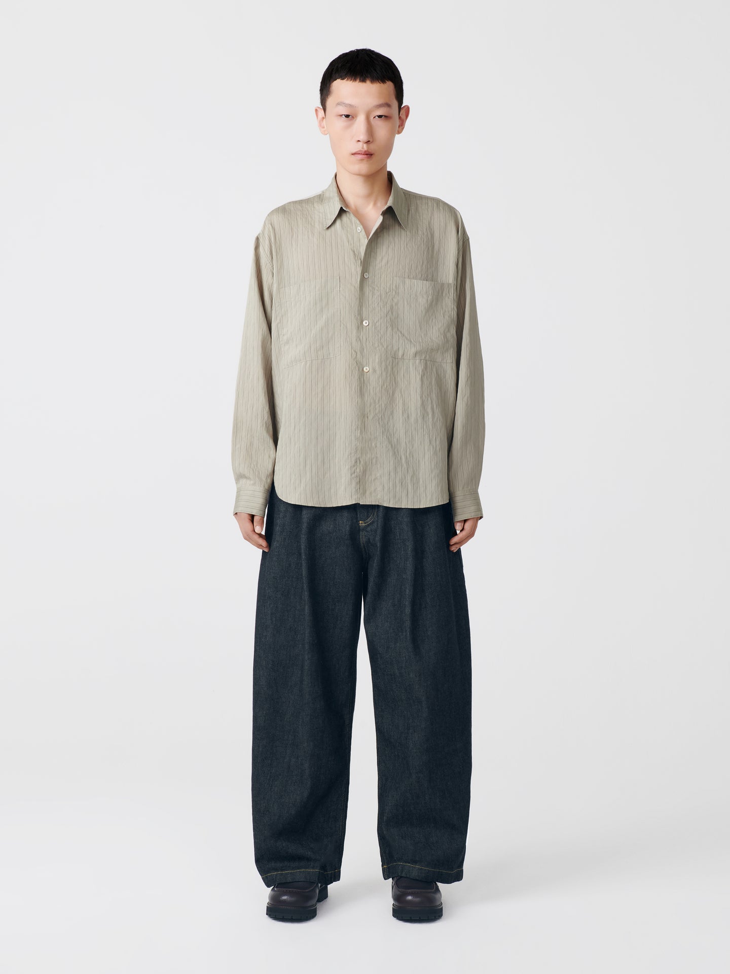 Puch Italian Denim Pant in Black