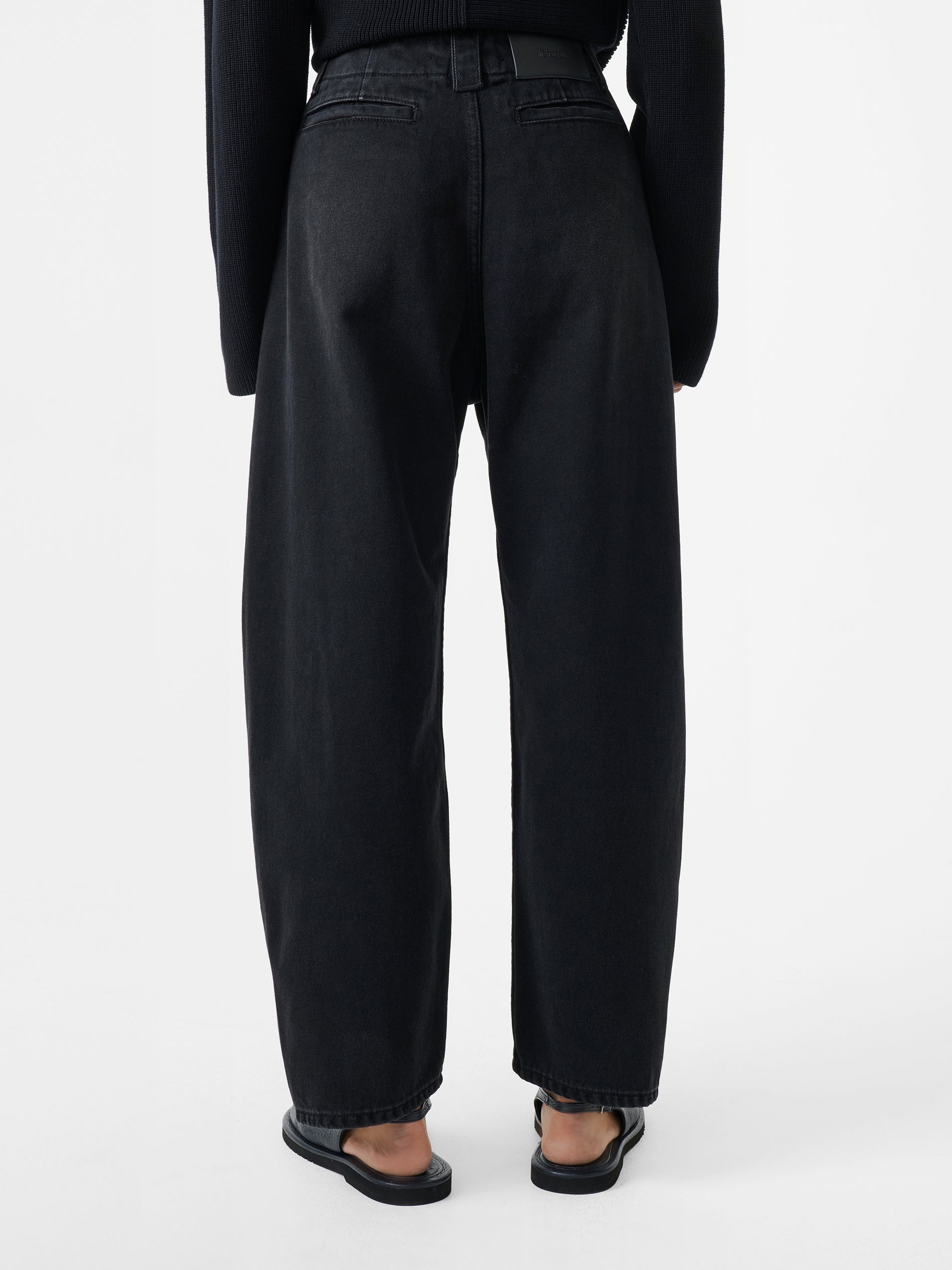 Akerman Denim Pant in Washed Black - Studio Nicholson