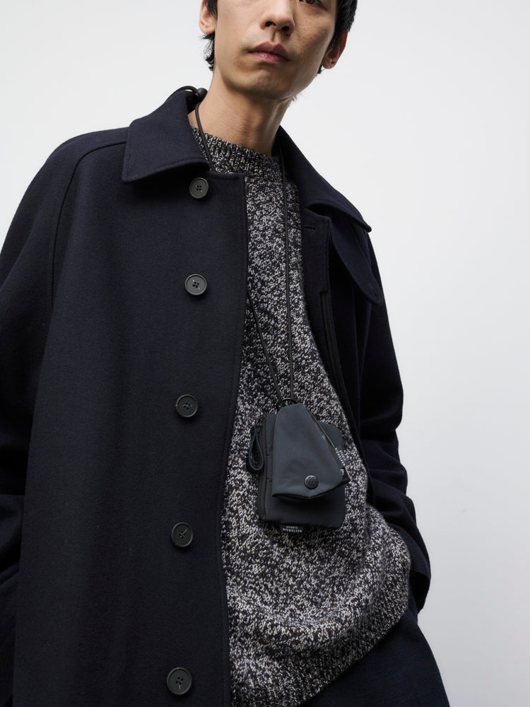 SN X POTR YOSHIDA & Co. Key Holder in Darkest Navy