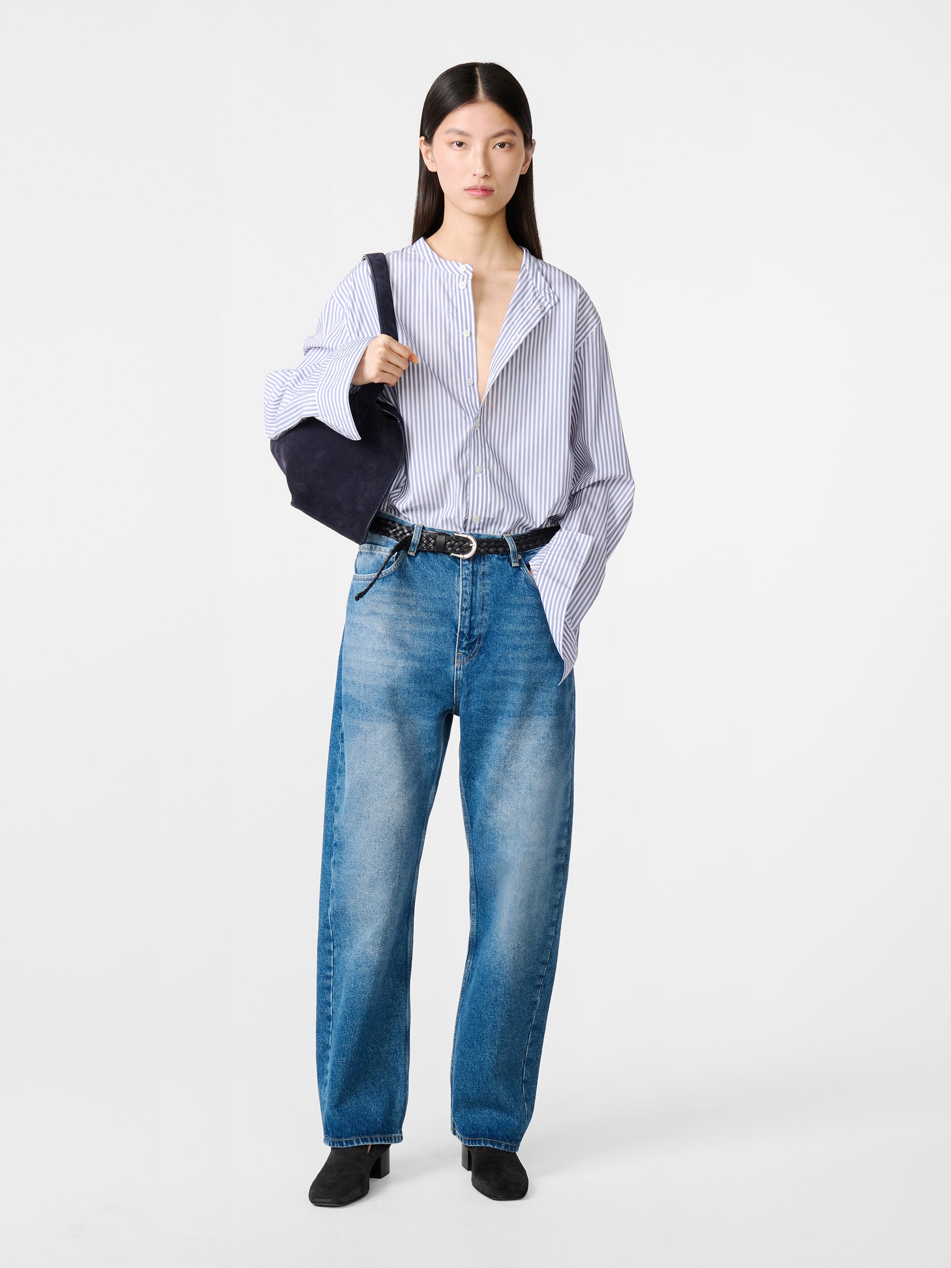 Denjo Denim Pant in Worn Wash Indigo - Studio Nicholson