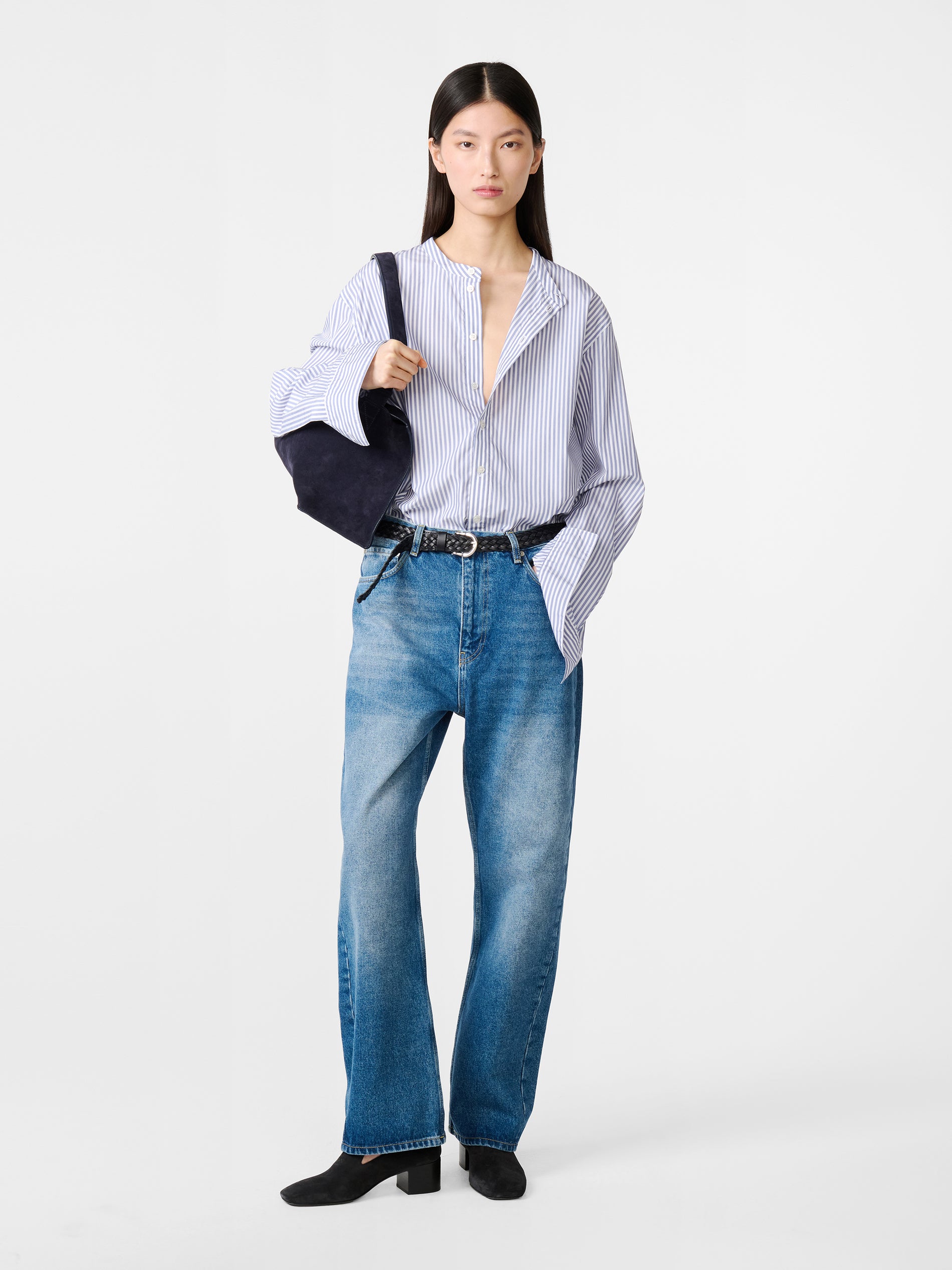 Denjo Denim Pant in Worn Wash Indigo - Studio Nicholson