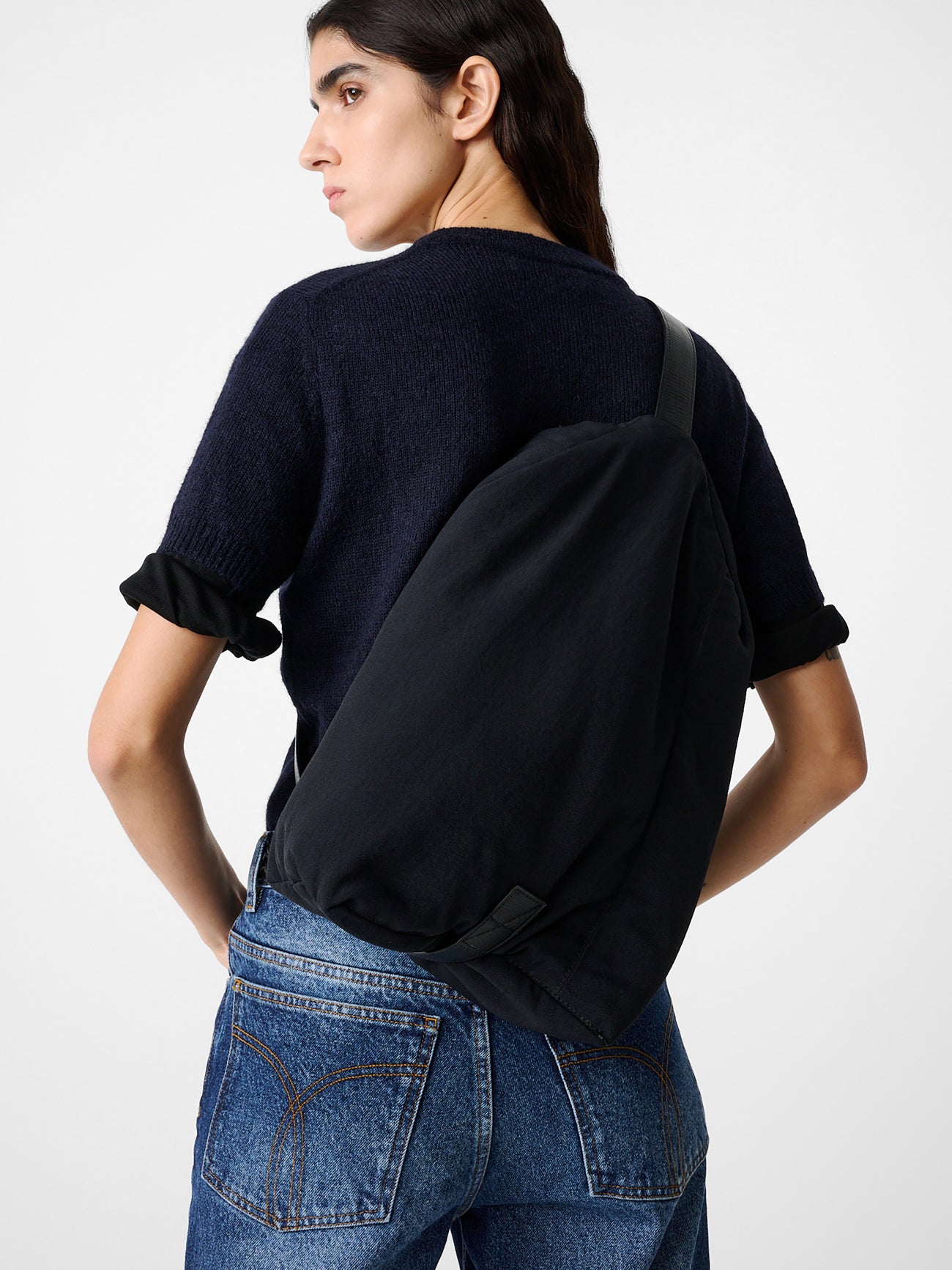 Cross Duffle Bag in Black - Studio Nicholson