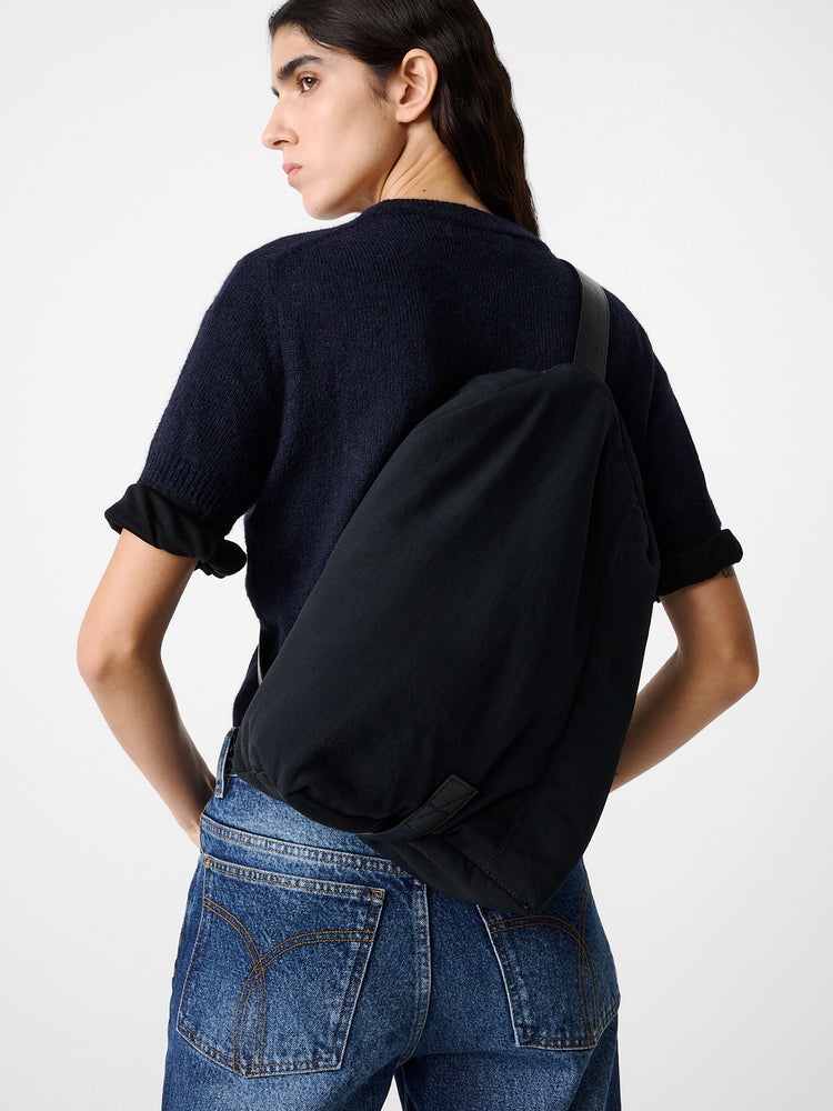 Cross Duffle Bag in Black