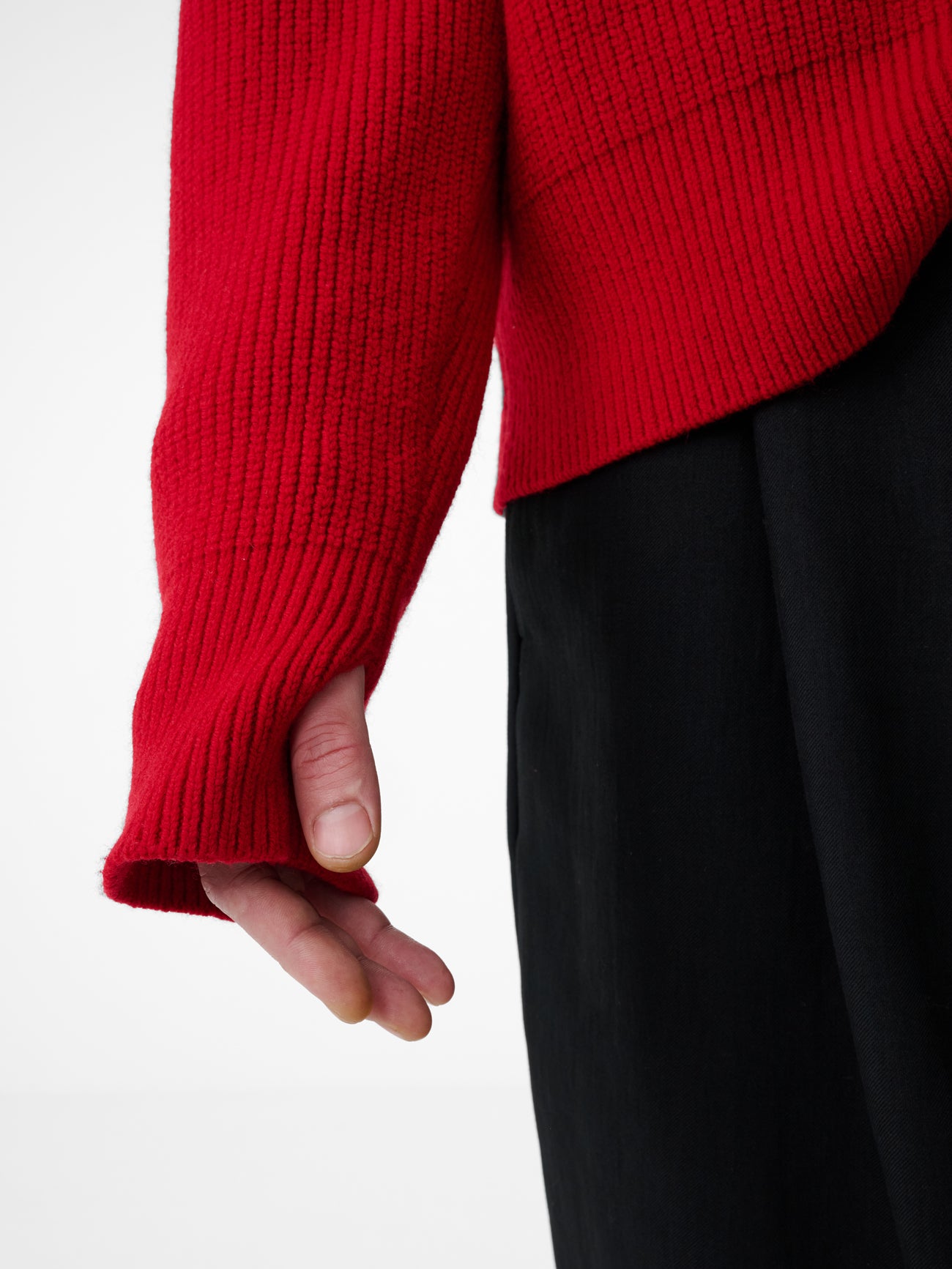 Nash Knit in Crimson - Studio Nicholson