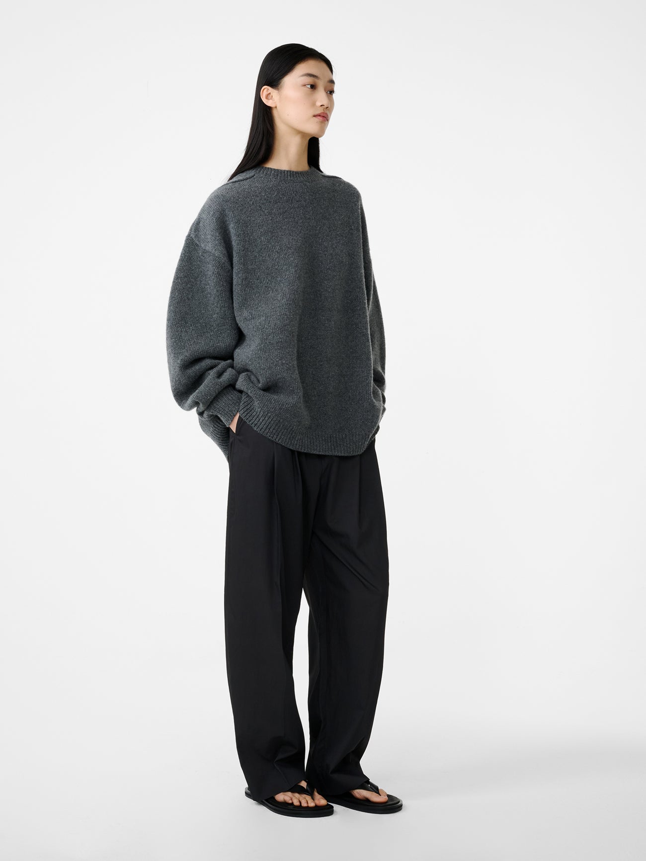 Hemyl Knit in Granite - Studio Nicholson