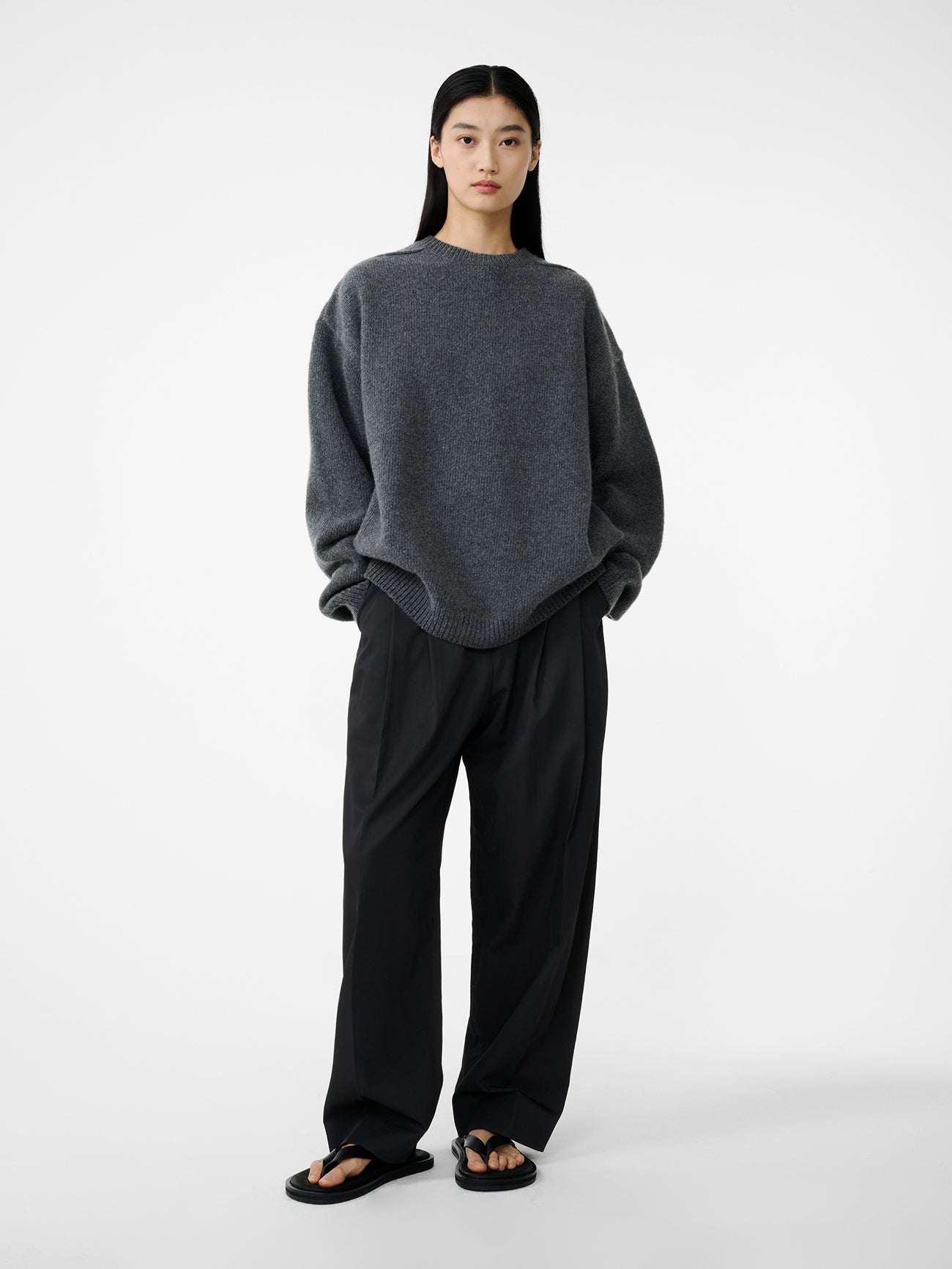 Hemyl Knit in Granite - Studio Nicholson