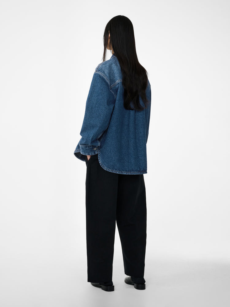 Paso Denim Shirt in Worn Wash Indigo