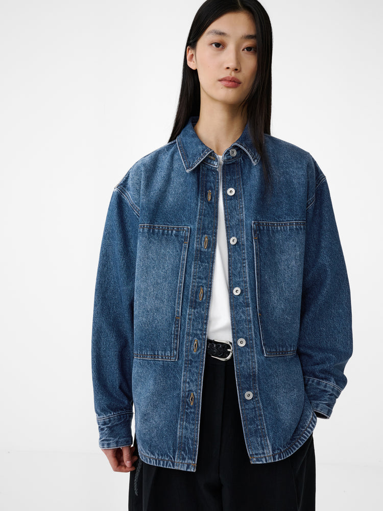 Paso Denim Shirt in Worn Wash Indigo