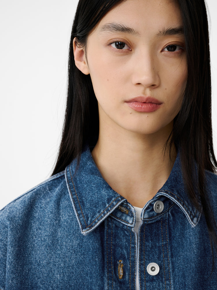 Paso Denim Shirt in Worn Wash Indigo