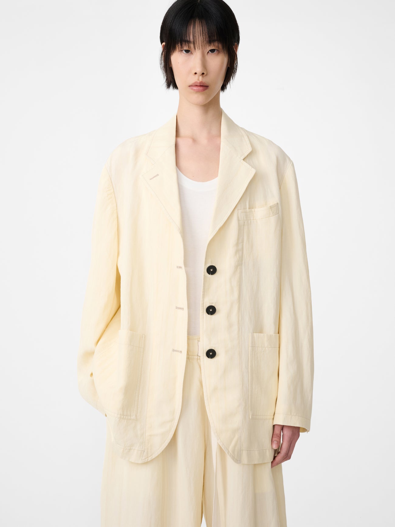 Elkin Jacket in Alabaster – Studio Nicholson
