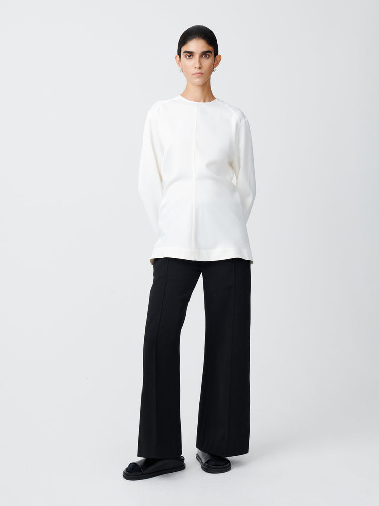 Acapulco Wool Pant in Black