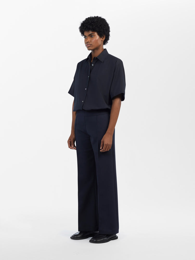Acapulco Viscose Pant in Darkest Navy