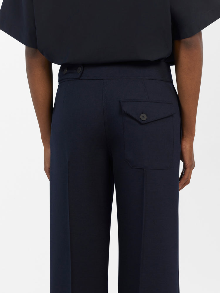 Acapulco Viscose Pant in Darkest Navy