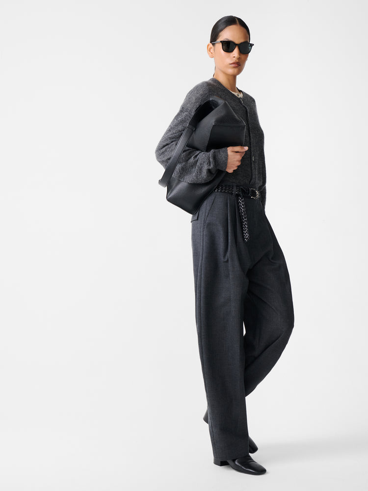 Acuna Heritage Wool Pant in Slate Melange