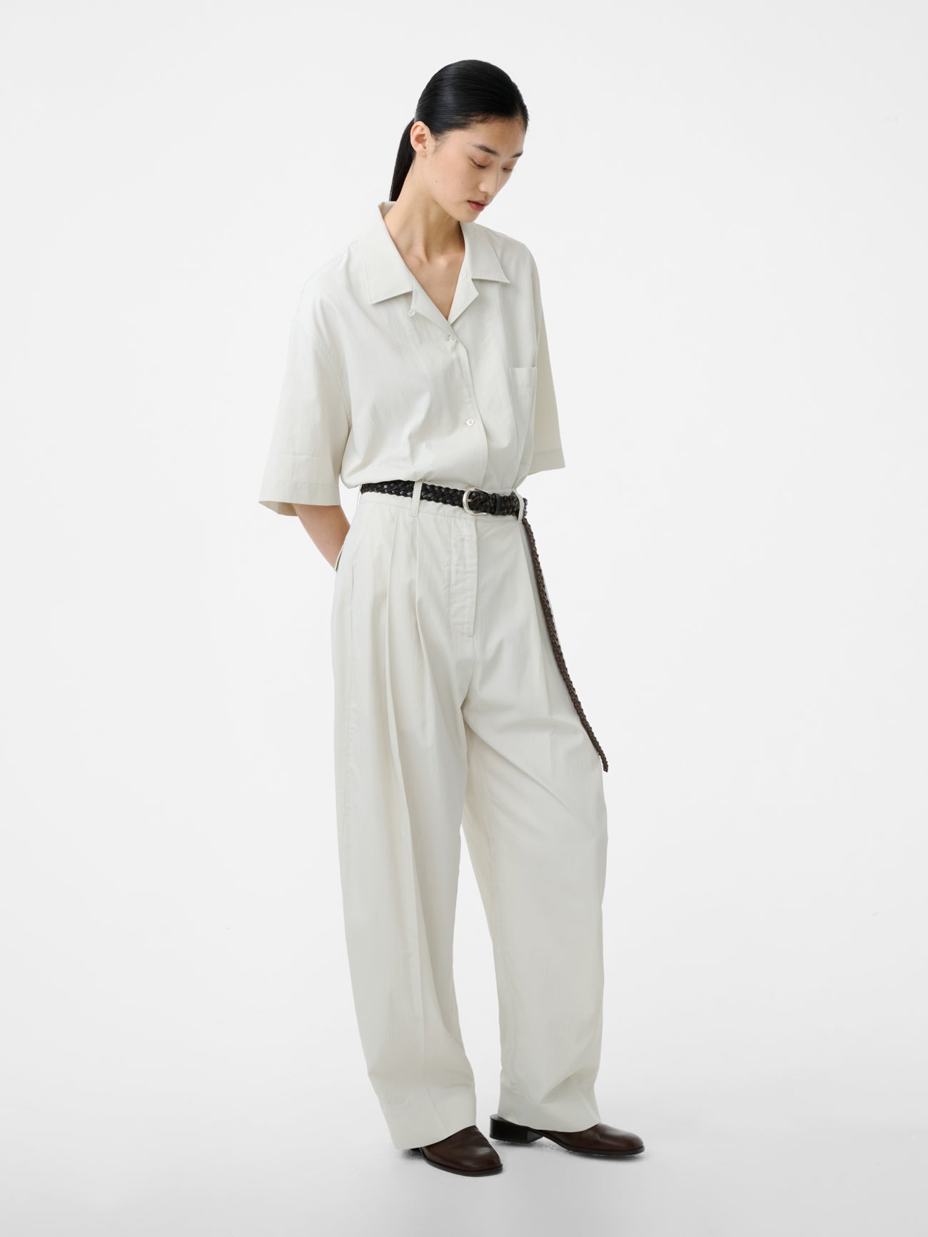 Acuna Pant in Bone - Studio Nicholson