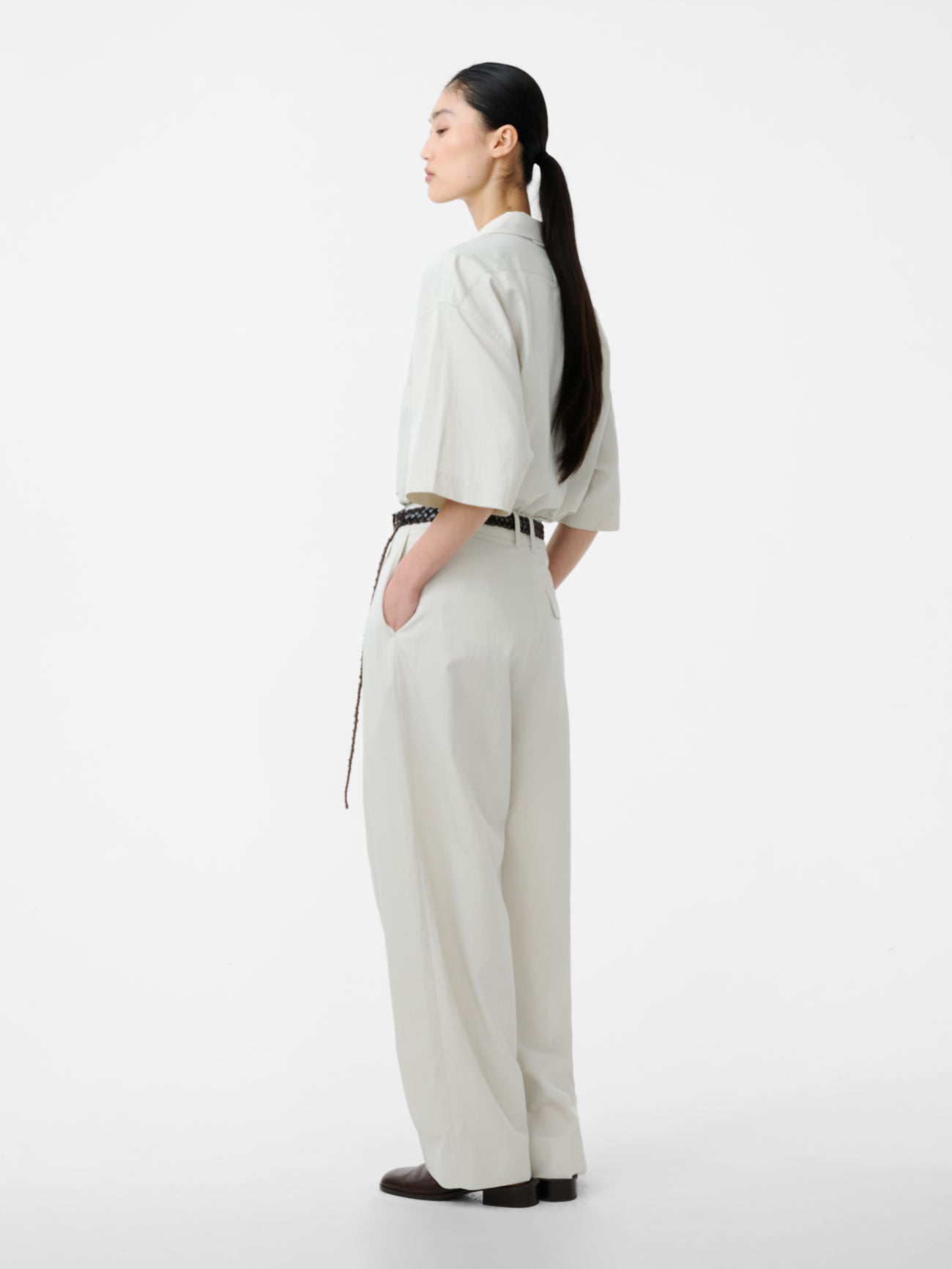 Acuna Pant in Bone - Studio Nicholson