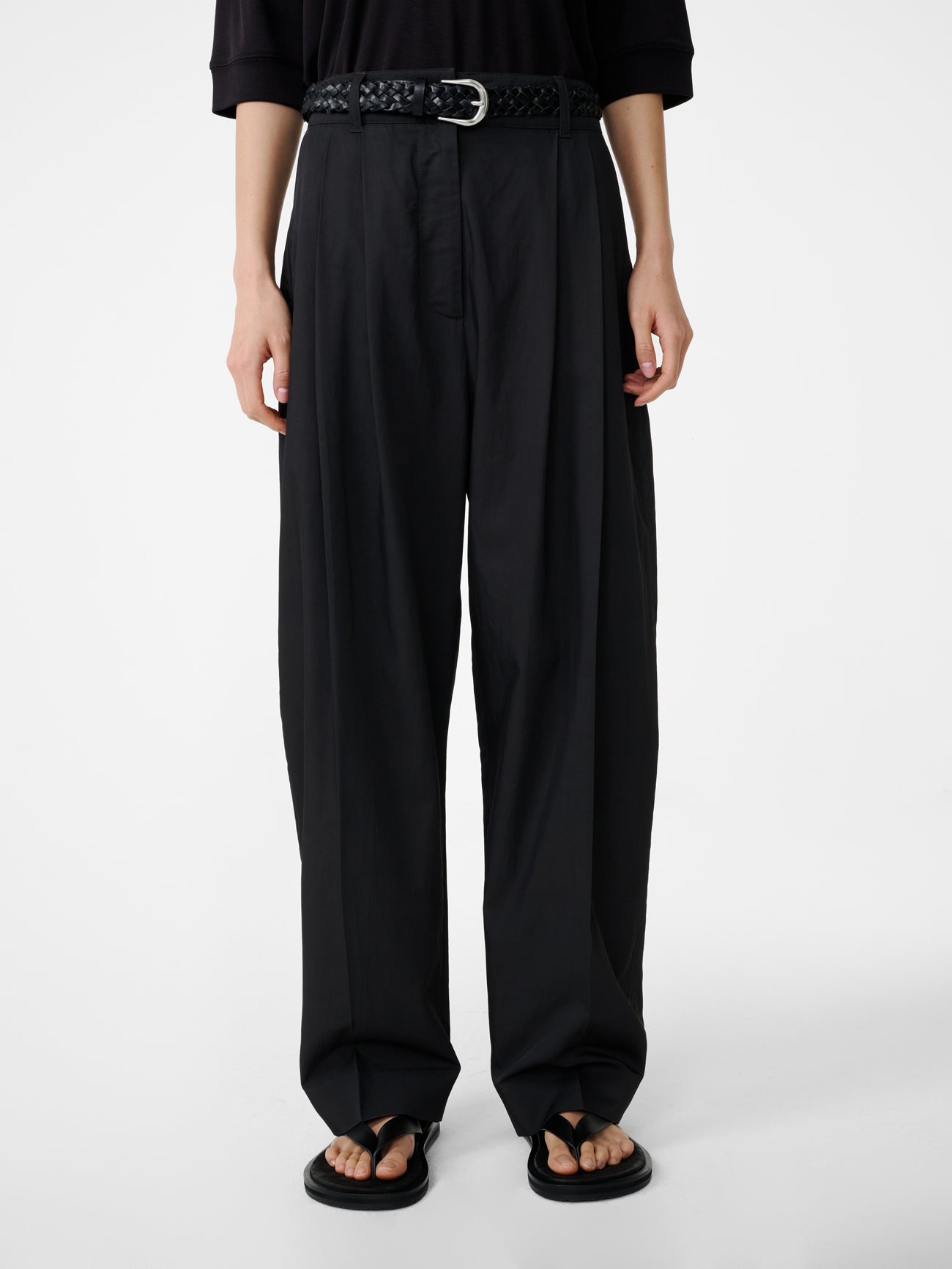 Acuna Viscose Pant in Coal