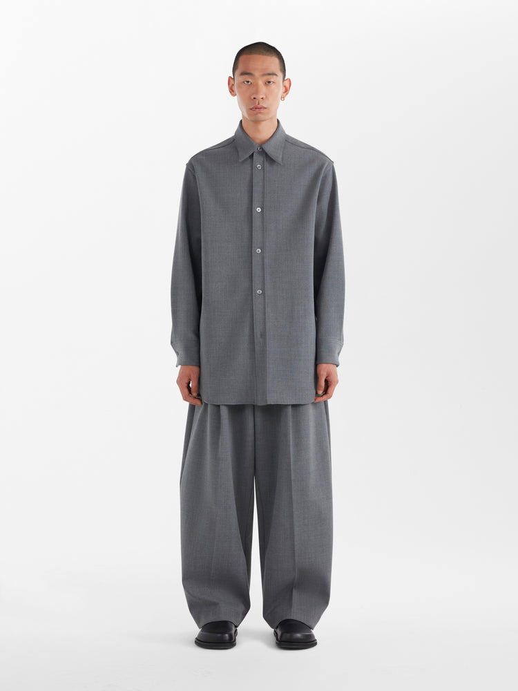 Akako Shirt in Grey Marl