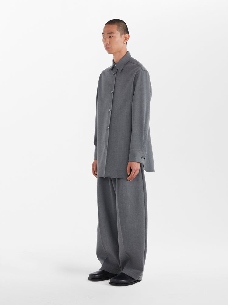 Akako Shirt in Grey Marl