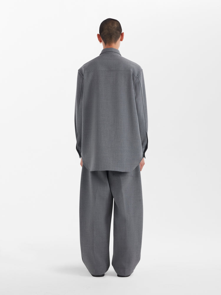 Akako Shirt in Grey Marl