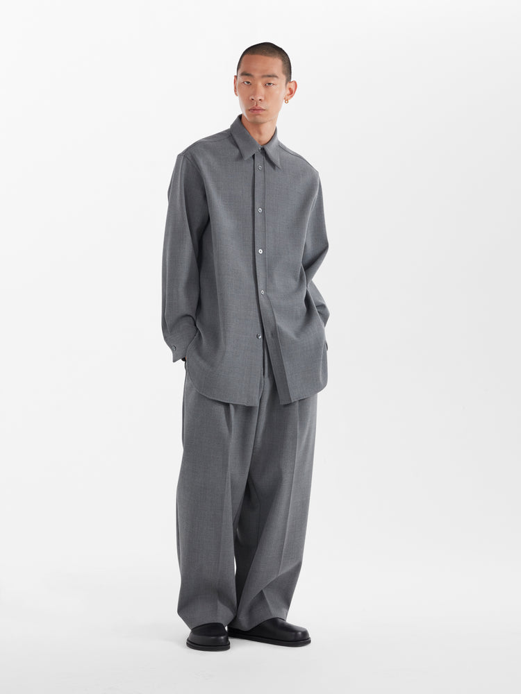 Akako Shirt in Grey Marl