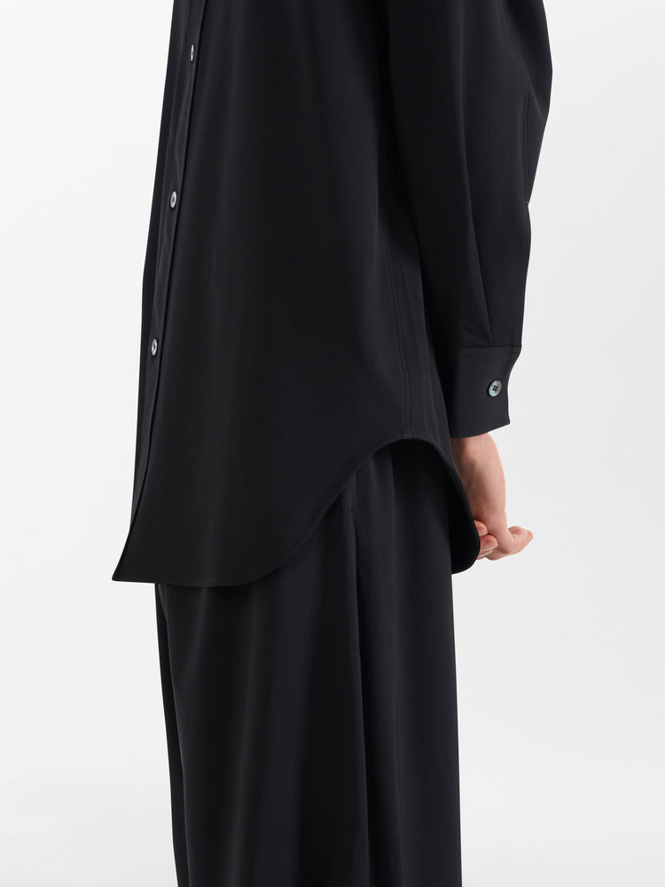 Akako Viscose Shirt in Black