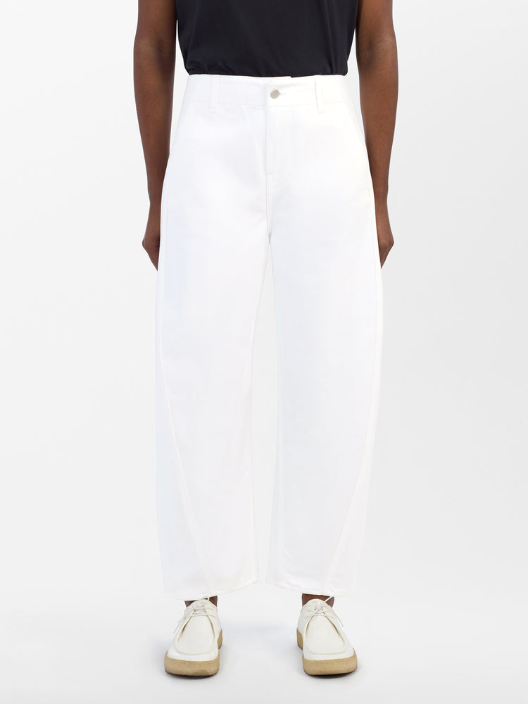 Akerman Denim Pant in Optic White