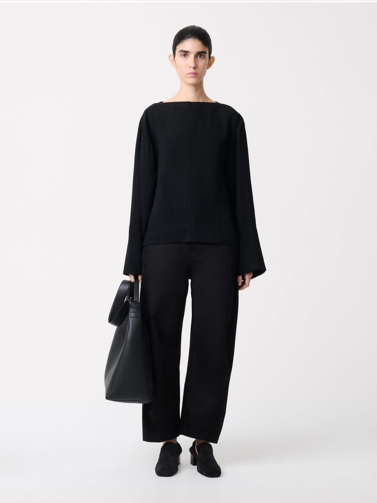 Akerman Denim Pant in Black