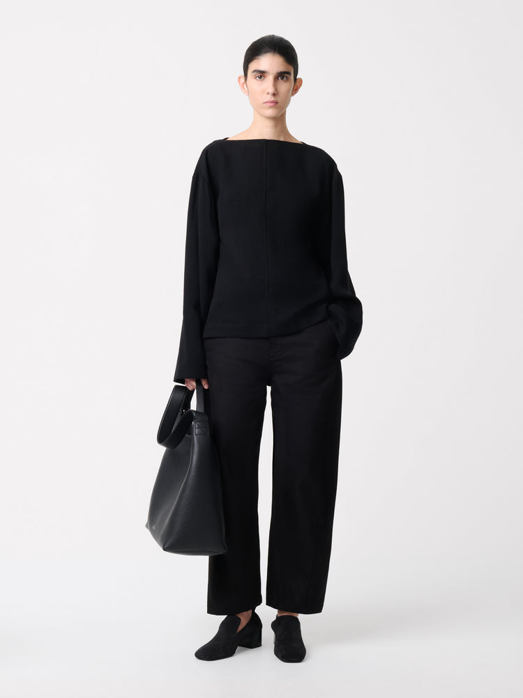 Akerman Denim Pant in Black