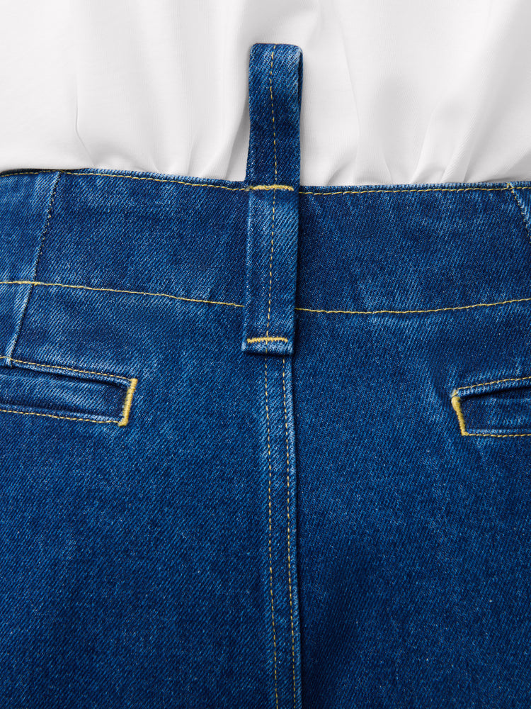 Akerman Washed Denim Pant in Indigo
