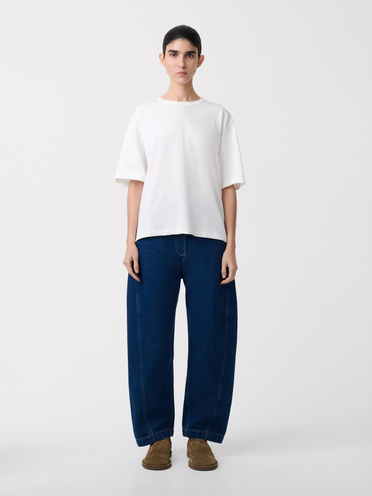 Akerman Washed Denim Pant in Indigo