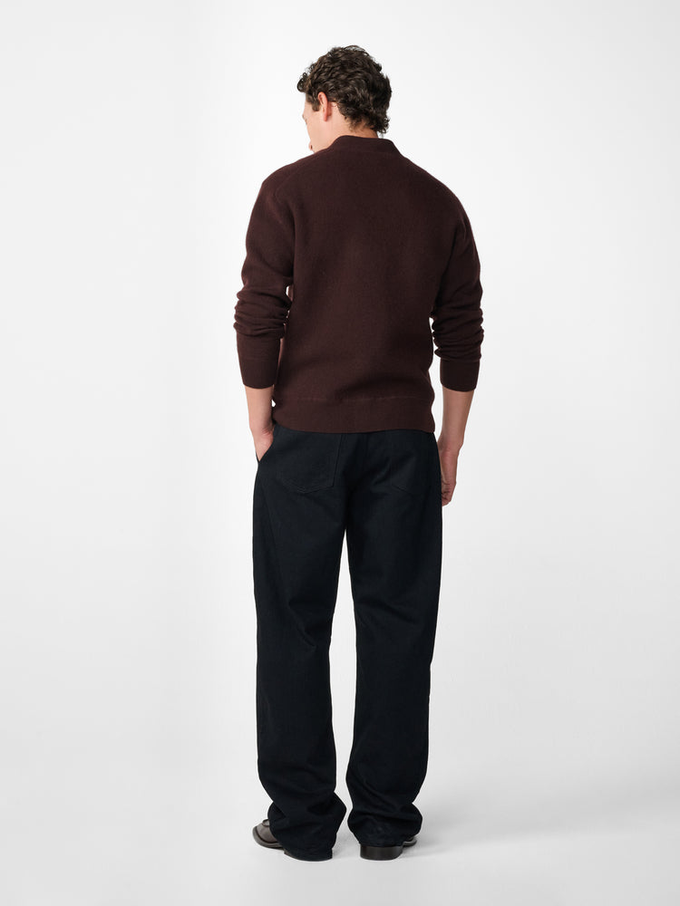 Alton Cashmere Cardigan in Chestnut