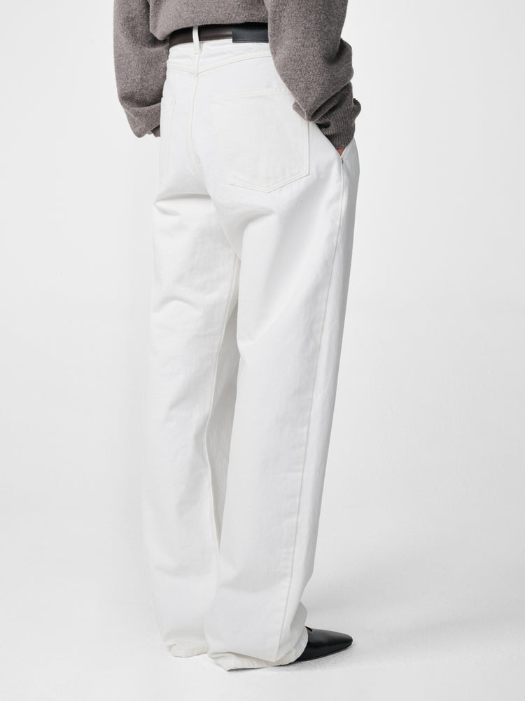 Alwyn Denim Pant in White