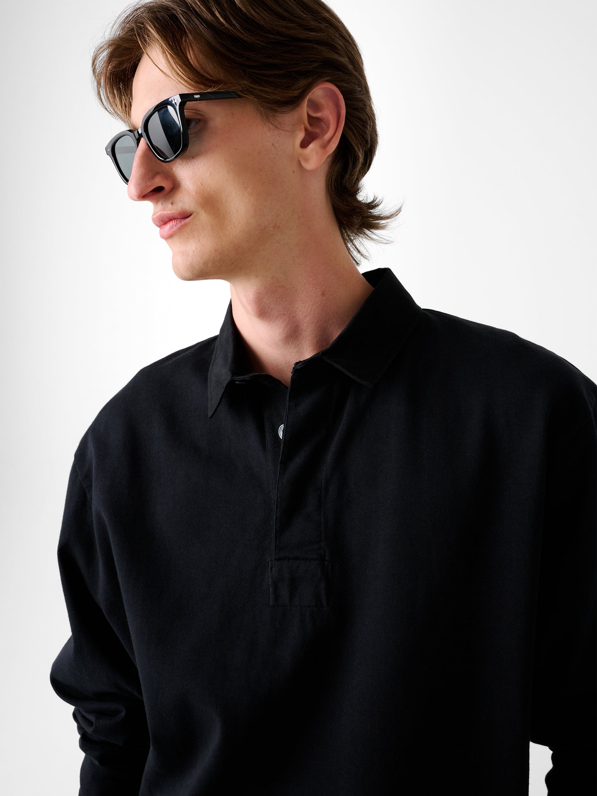 Alyk Jersey in Black - Studio Nicholson