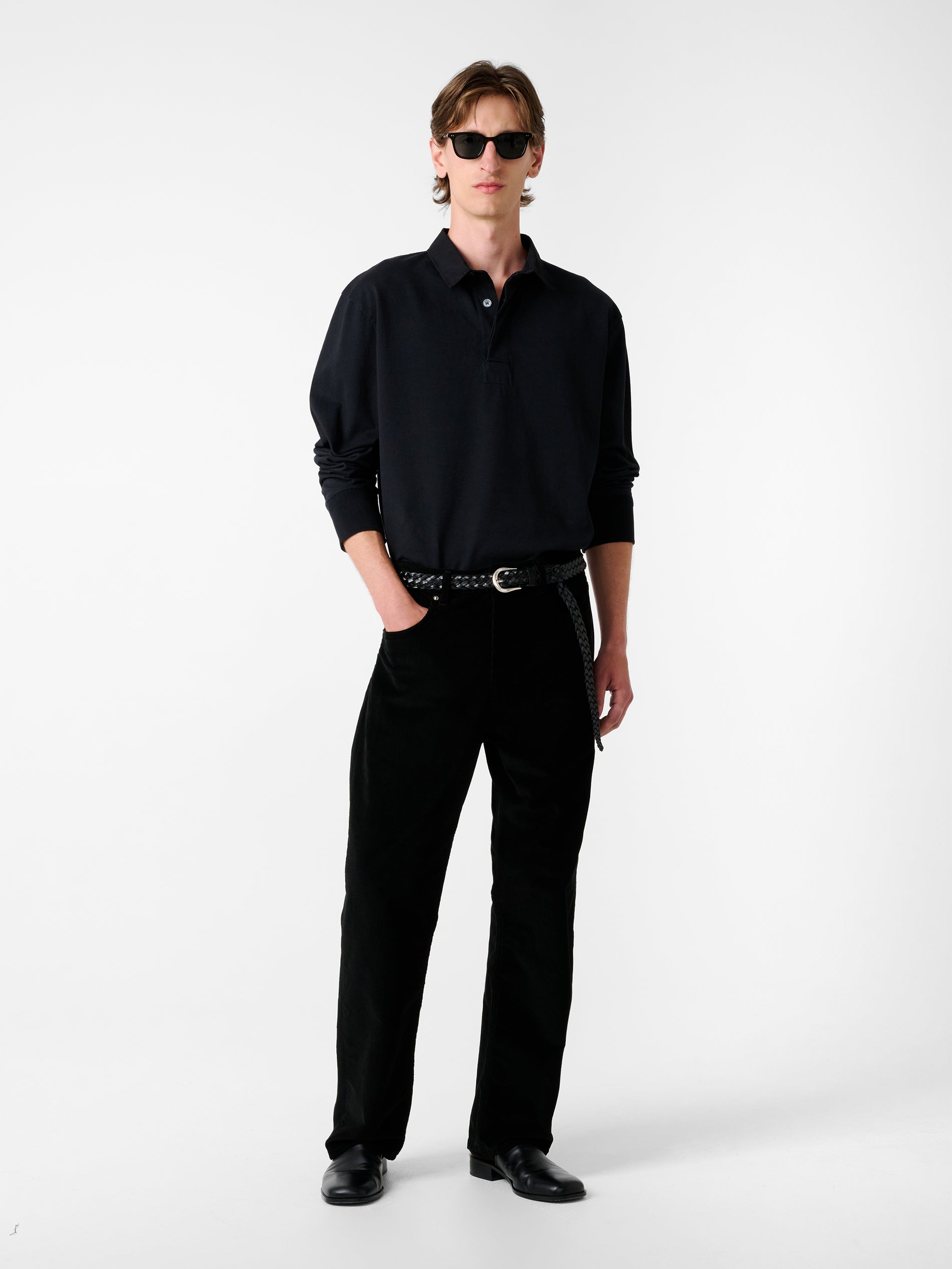 Alyk Jersey in Black - Studio Nicholson