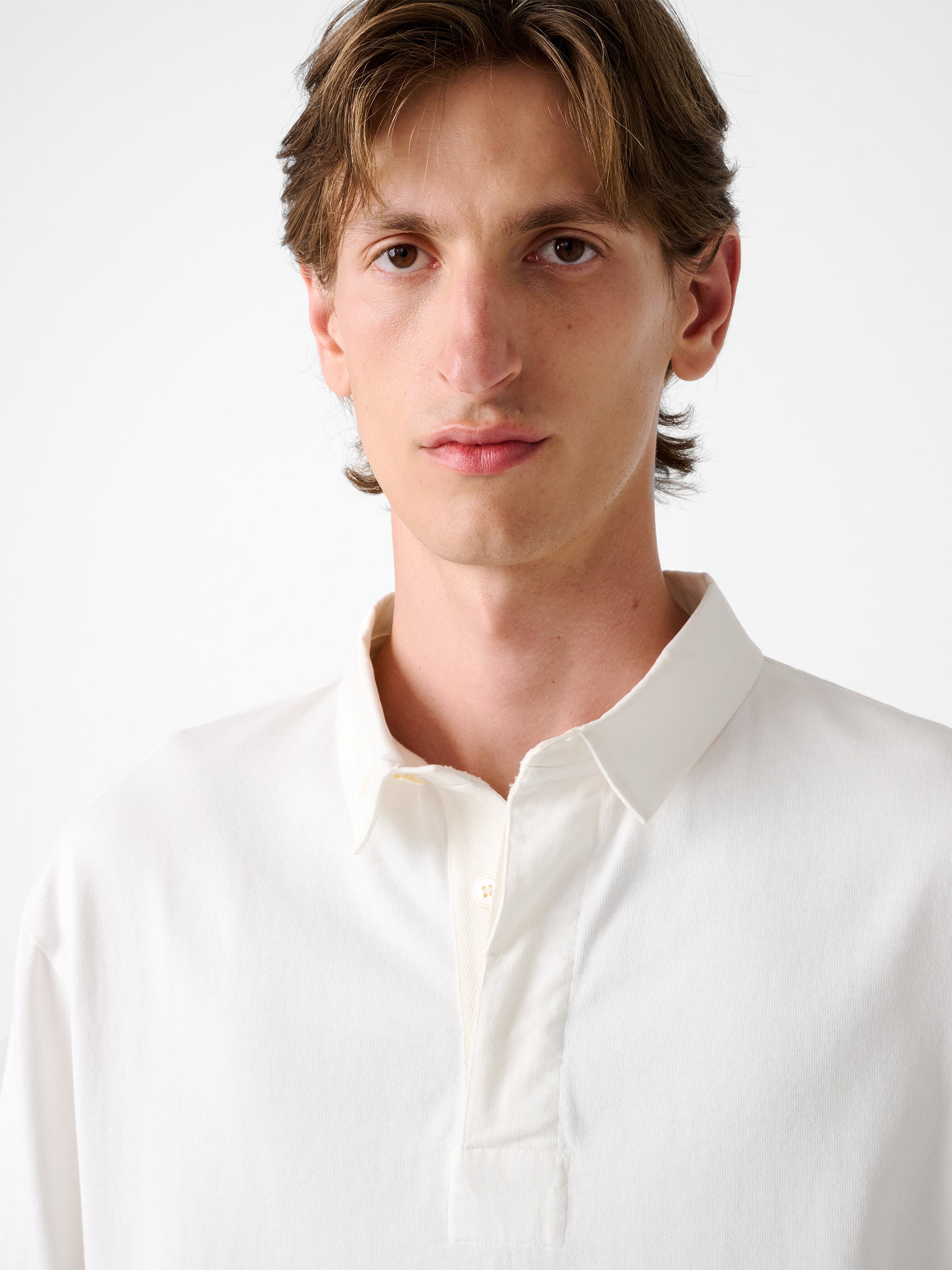 Alyk Jersey in Parchment - Studio Nicholson