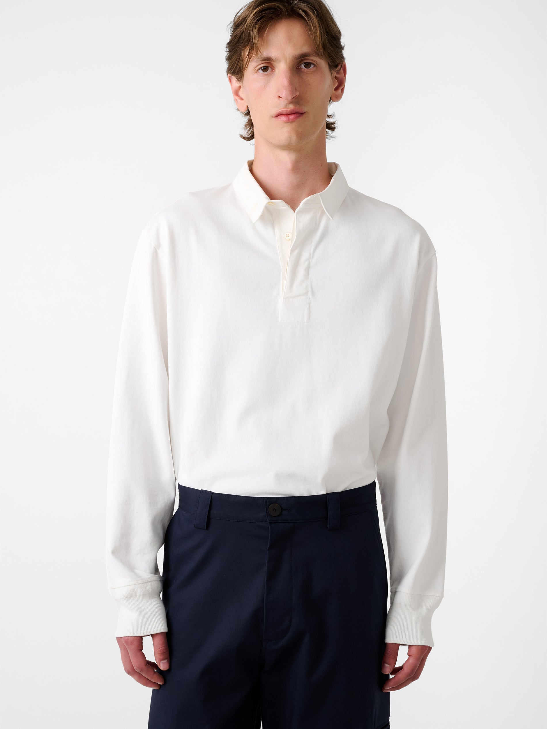 Alyk Jersey in Parchment - Studio Nicholson
