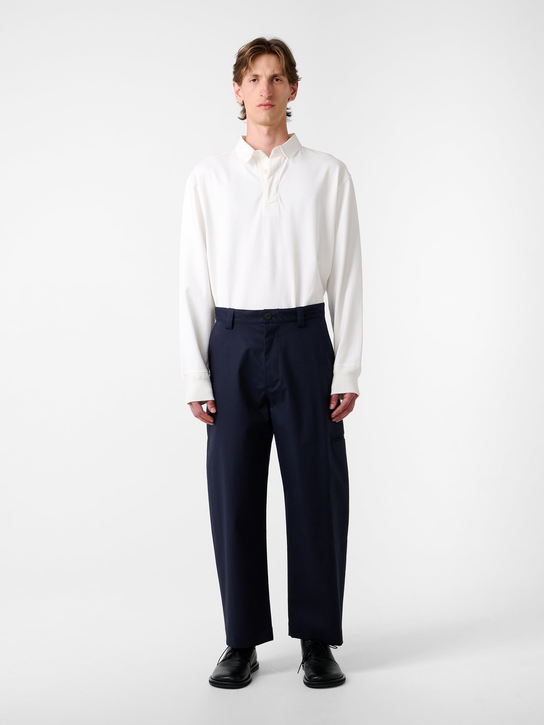 Alyk Jersey in Parchment - Studio Nicholson