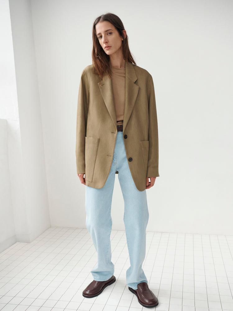 Aral Denim Pant in Bleach Wash
