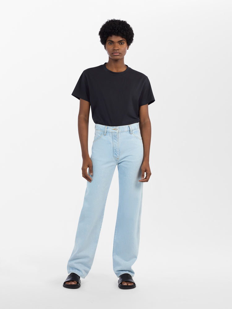 Aral Denim Pant in Bleach Wash