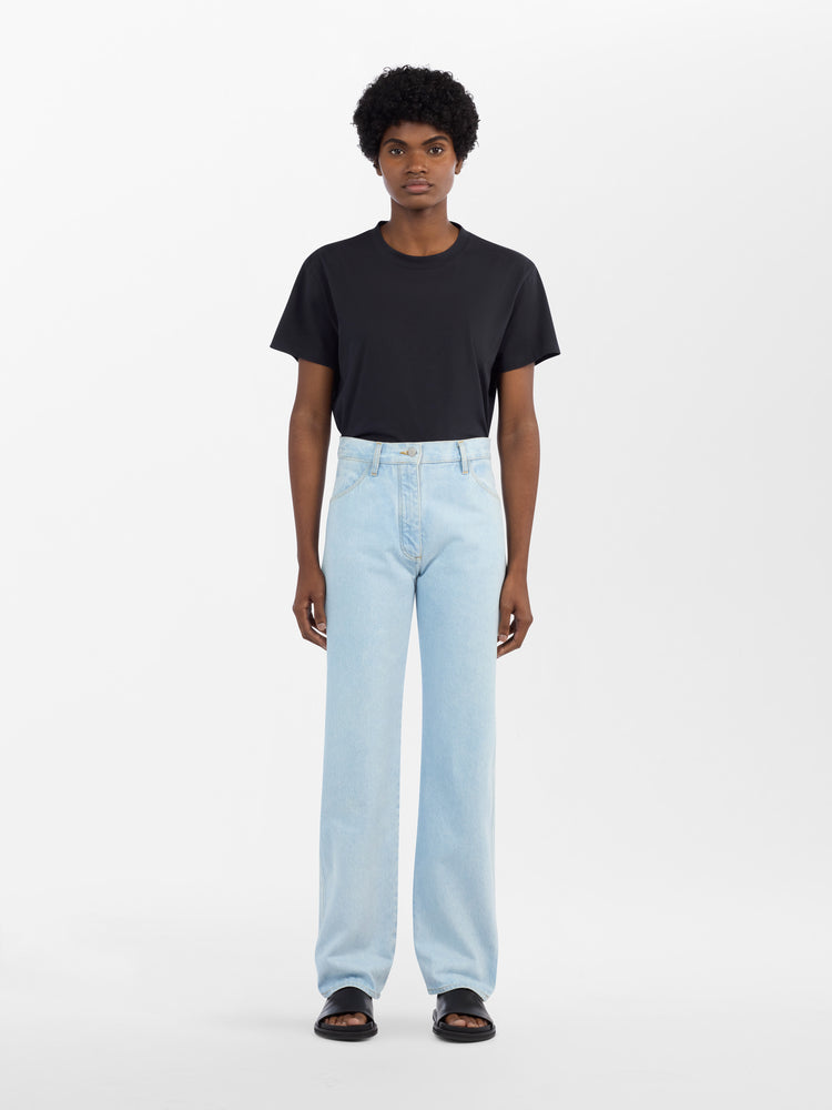 Aral Denim Pant in Bleach Wash