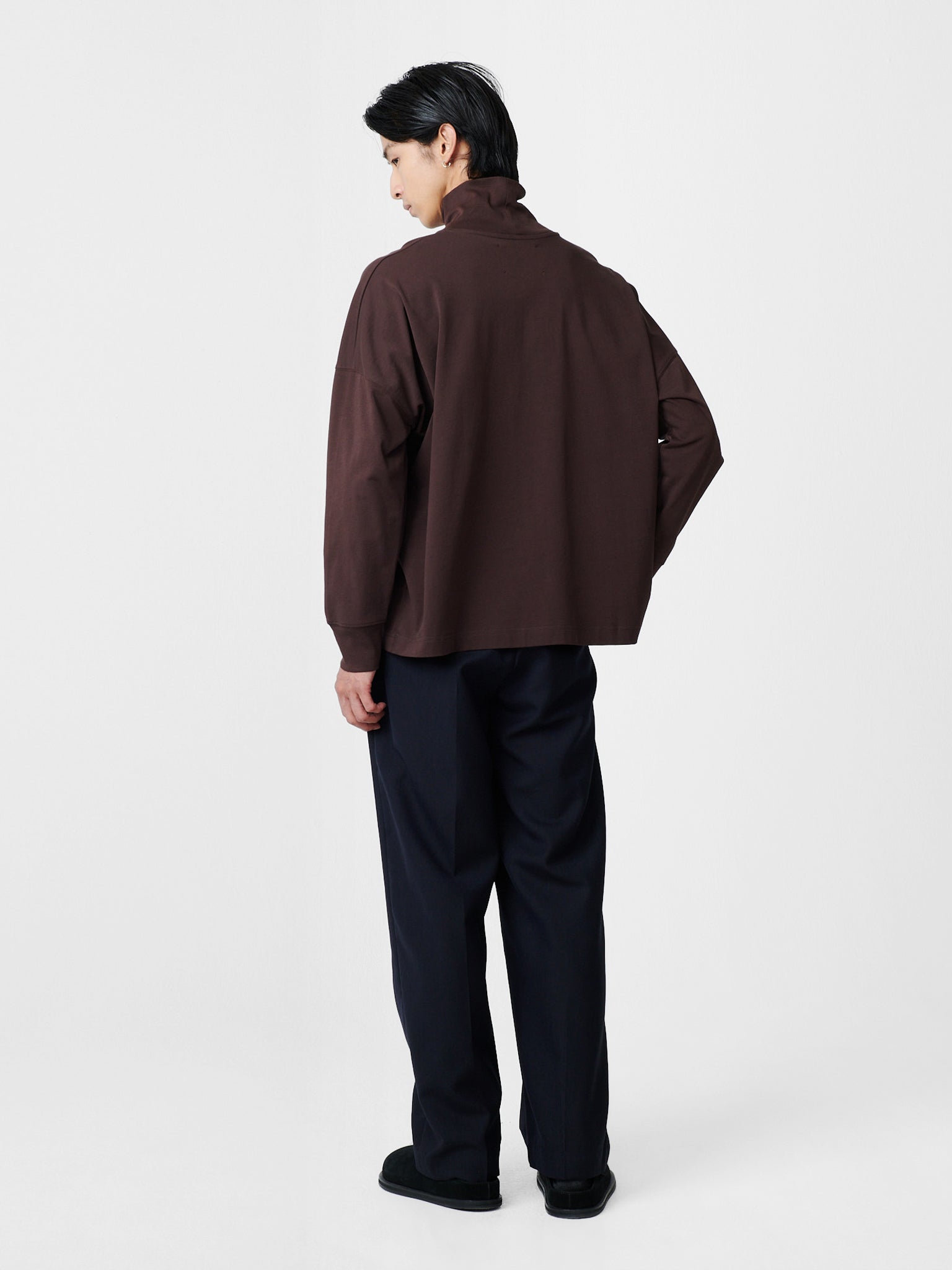 Area Jersey in Chocolate - Studio Nicholson