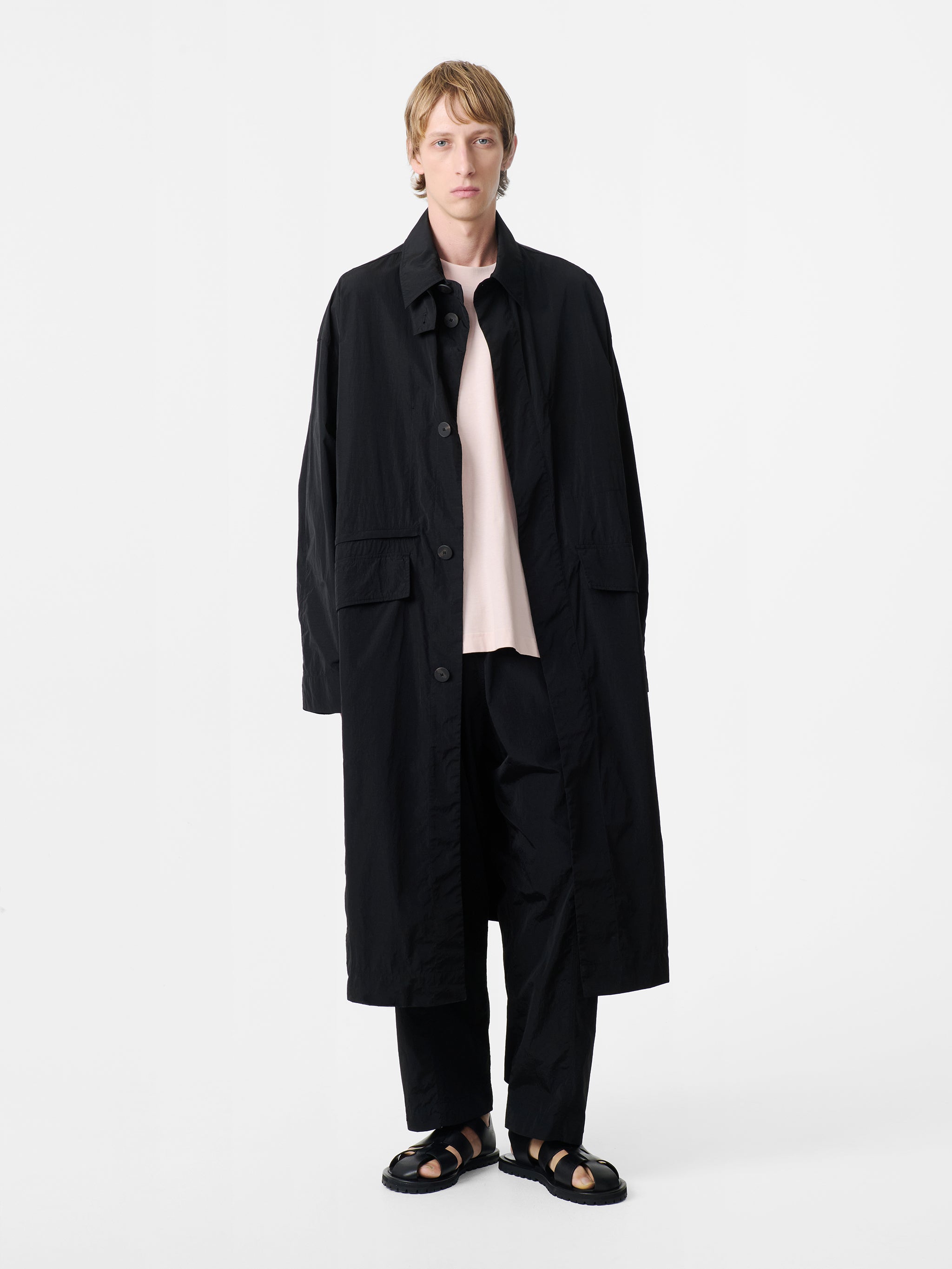 Ashi Pant in Black | Modern Cropped Trousers | Studio Nicholson