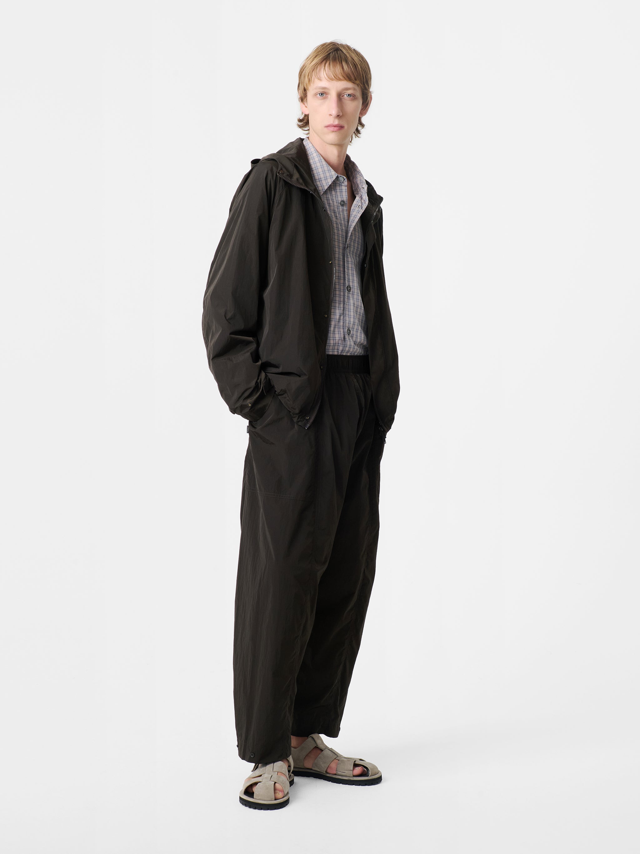 Ashi Pant in Moss | Tapered Cotton Trousers | Studio Nicholson Ashi Pant in Moss | Tapered Cotton Trousers | Studio Nicholson